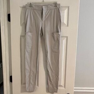 Athleta Light Gray Casual Crop Pants